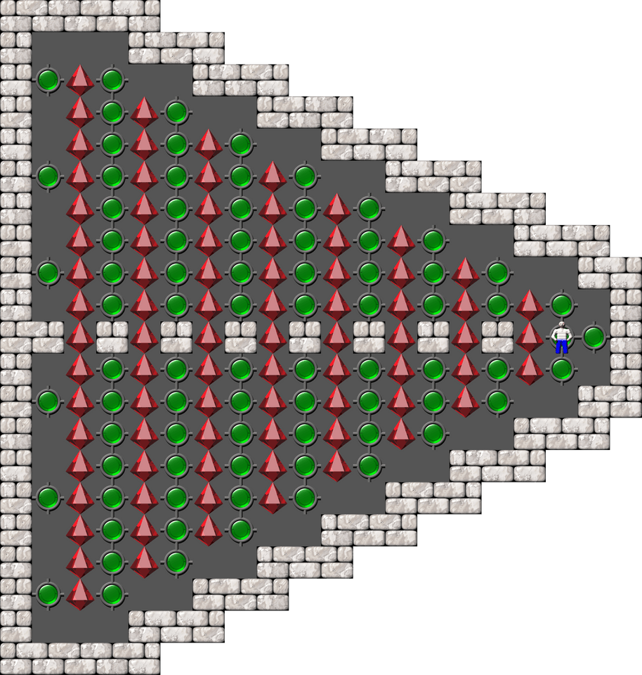 Sokoban Monry and Panda Arranged level 63